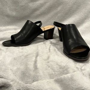 Clarks, black heels, size US 7 1/2